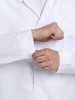 Халат мужской Классика (тк.ТиСи), белый