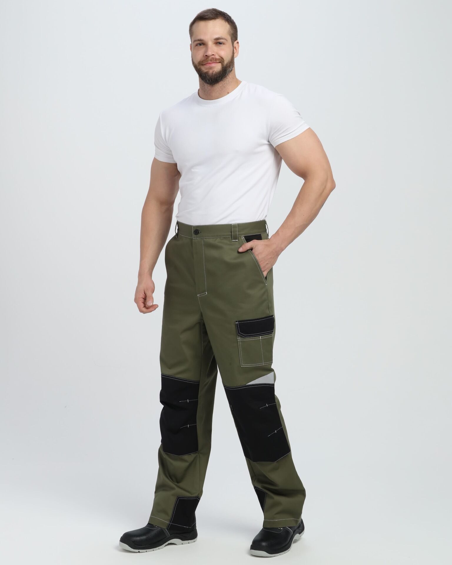 Костюм Формула-1 CH МВО, куртка и брюки, хаки/черный/бежевый