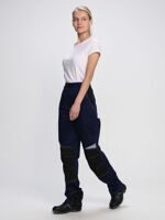 Костюм женский Формула-1 IMP, куртка и брюки, т/синий с васильковой отделкой